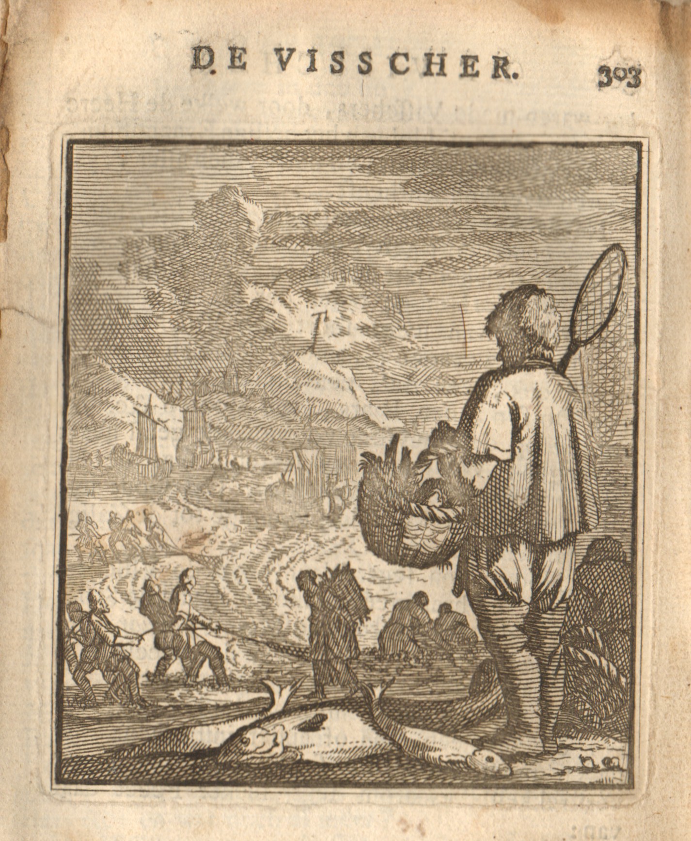 De visser, 18e eeuw.