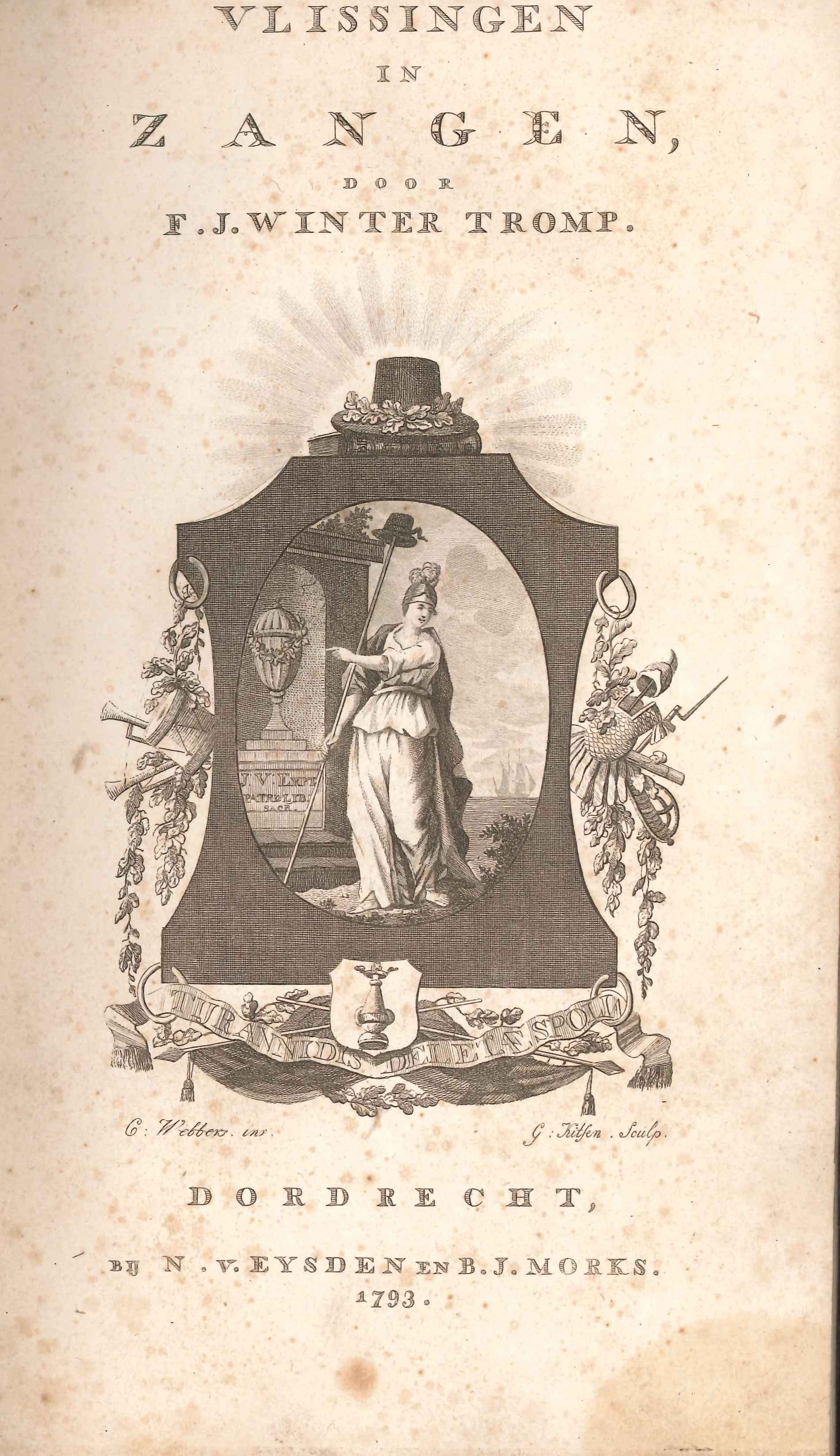 Liederenbundel 'Vlissingen in zangen', 1793.