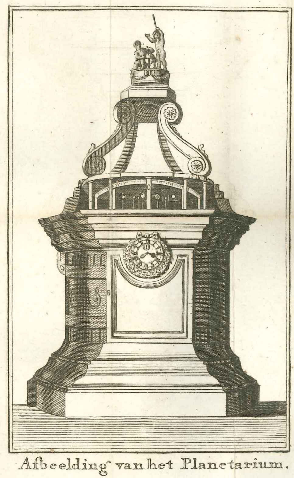 Het planetarium te Middelburg, 1792.