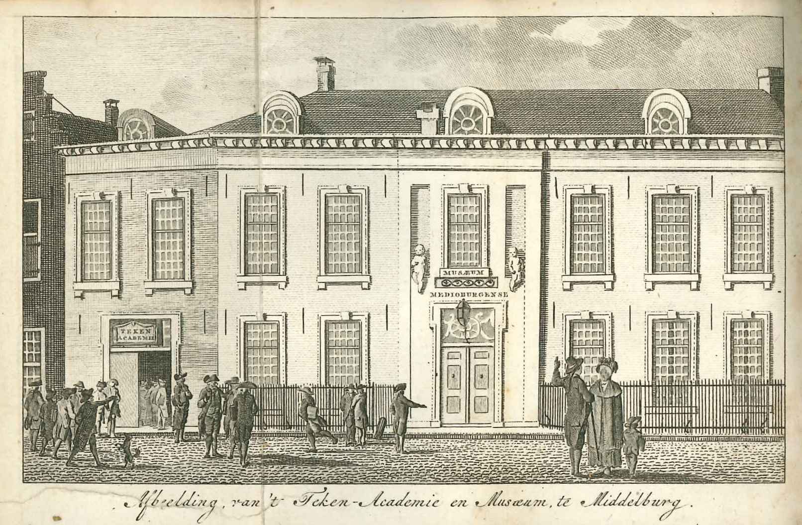 Tekenacademie en museum te Middelburg, 1792.