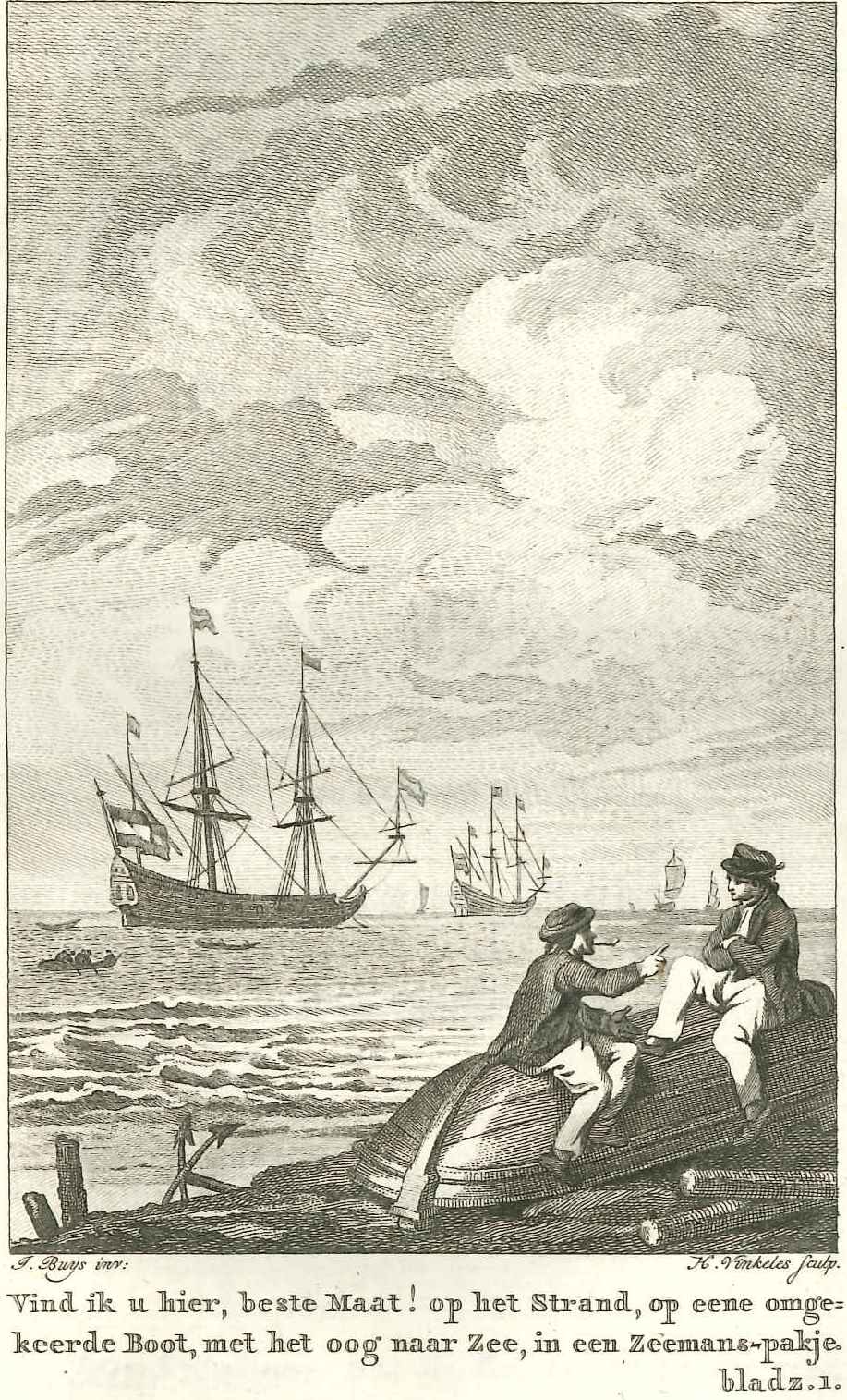 Afbeelding uit Zeemans handboek, 1781.