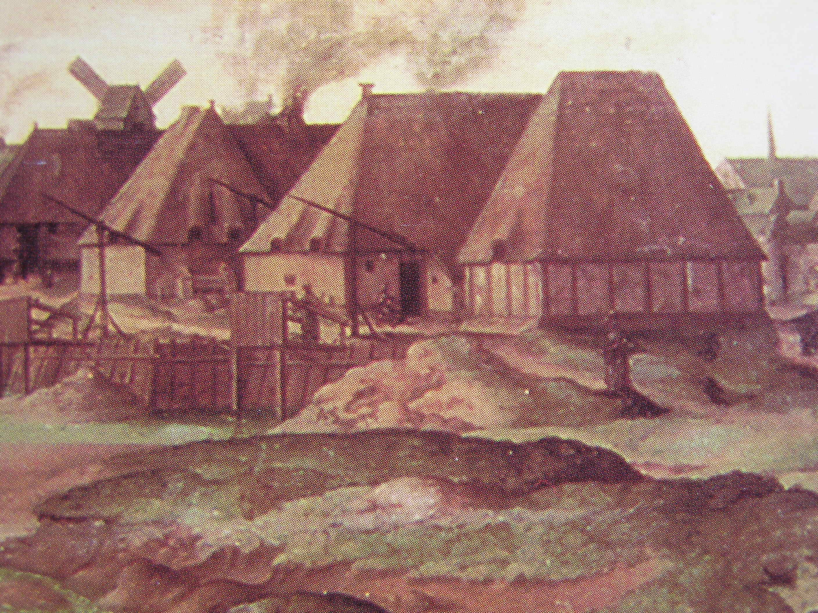 Zoutketen te Zierikzee, detail schilderij 16e eeuw.