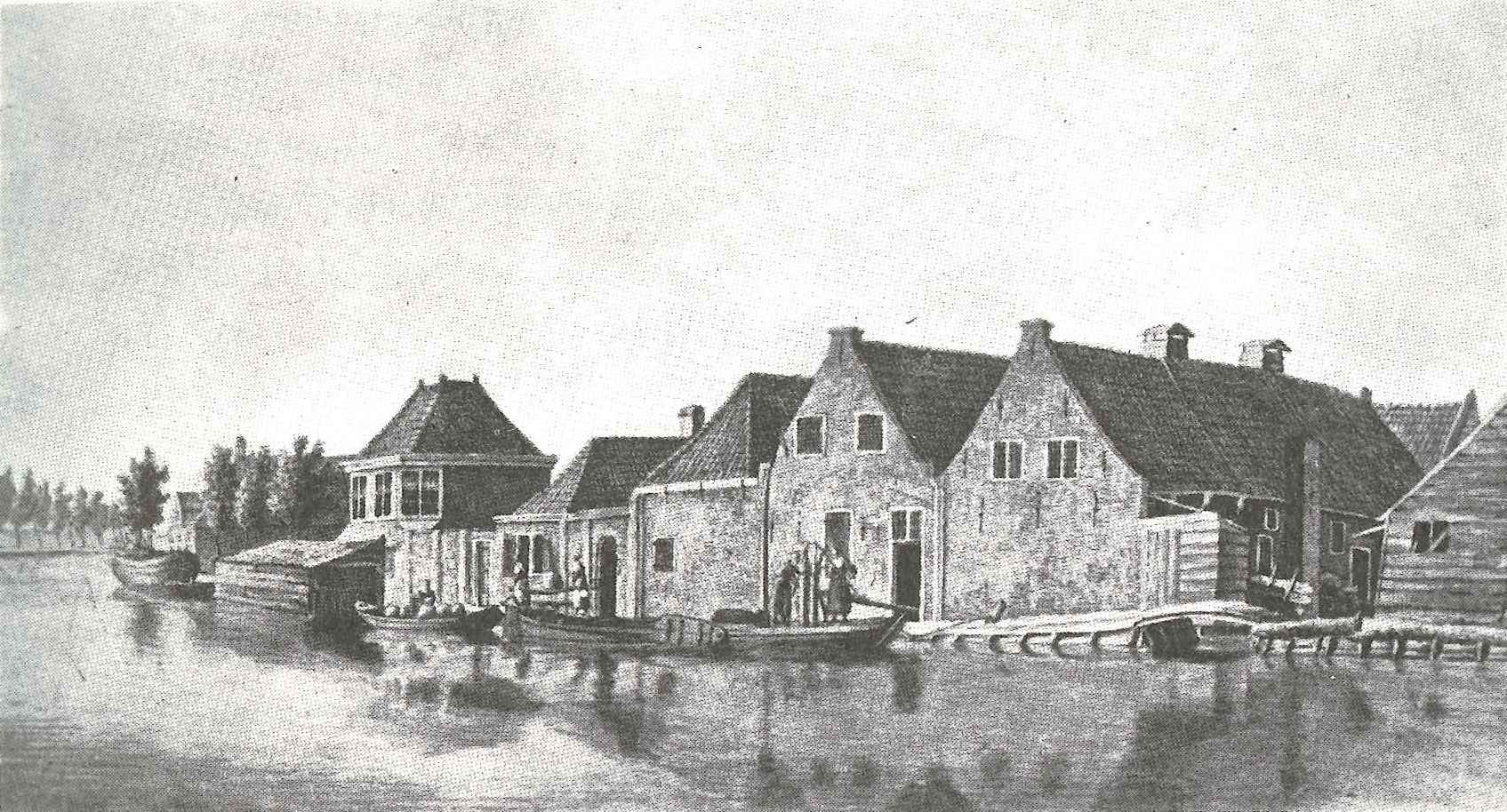 Zoutketen in Holland, 18e eeuw.