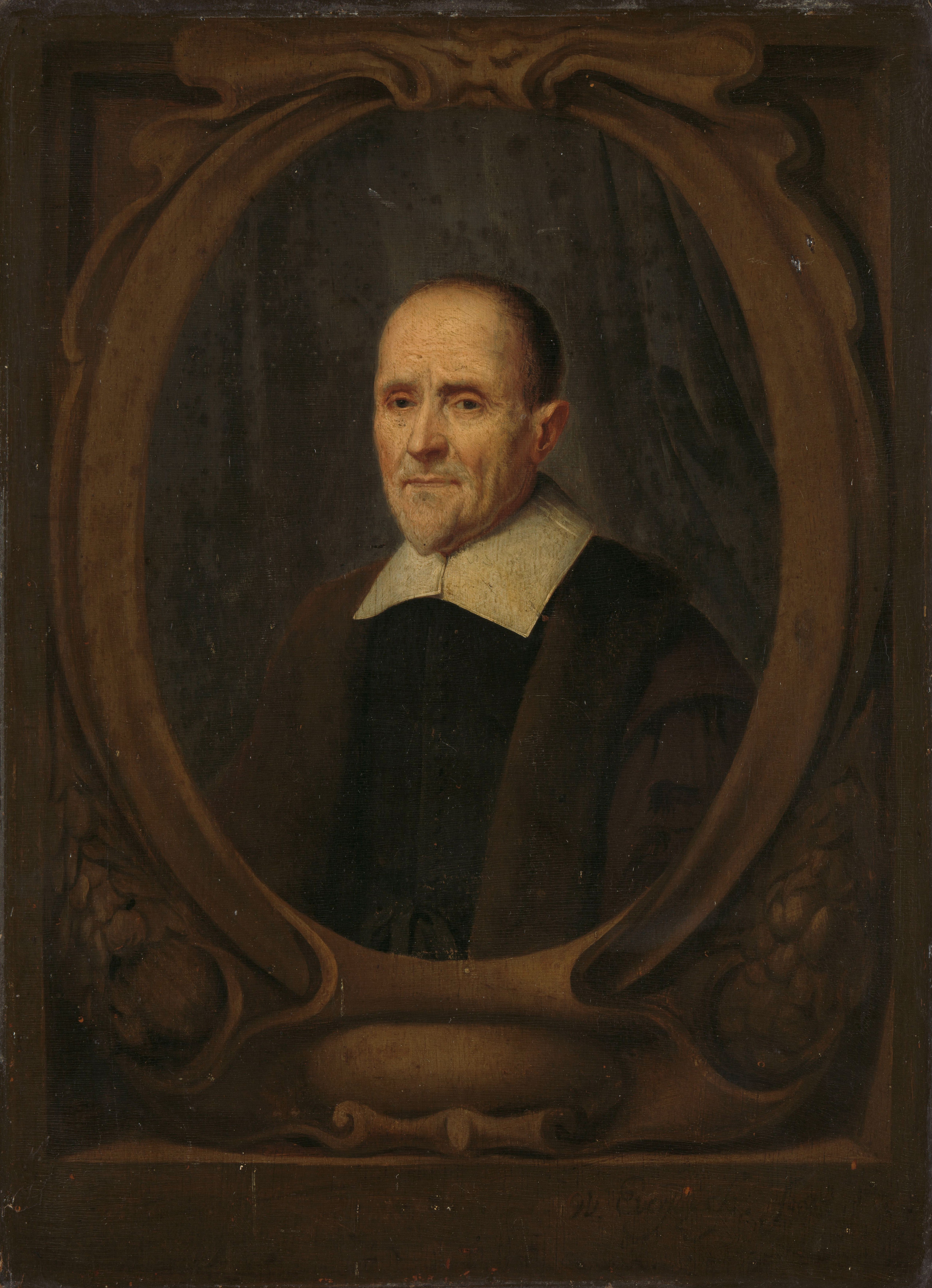 Cornelis Fransz Eversdijk, 1586-1666. Wiskundige en rekenmeester van Zeeland, Willem Eversdijck, 1660-1666. Olieverf op paneel, Rijksmuseum