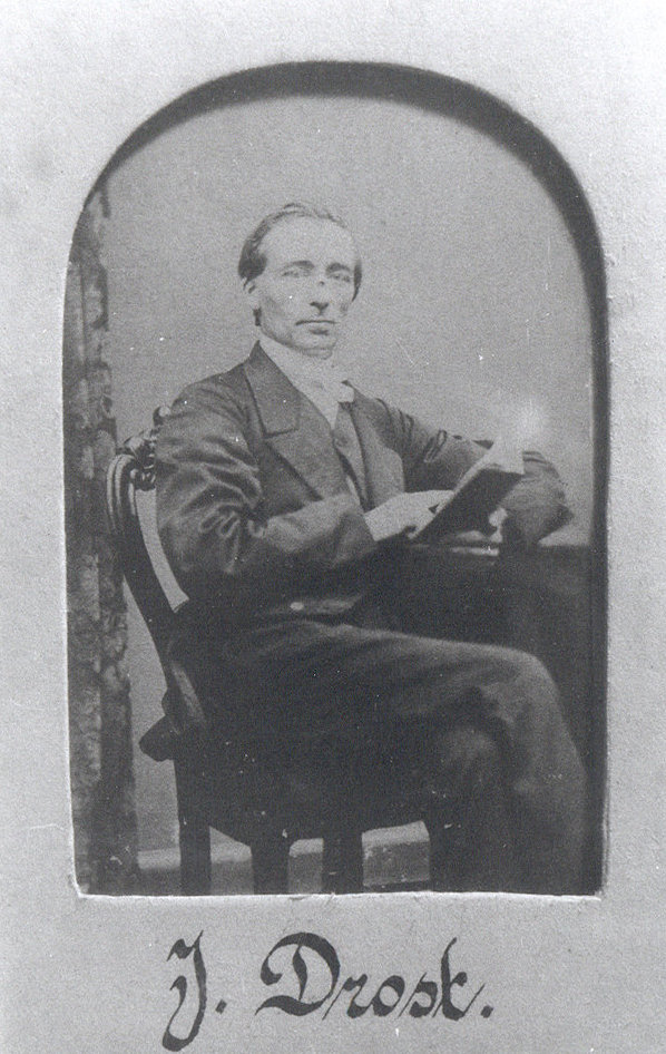 Portret Johannes Drost 1867-1868